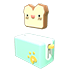 An Adopt Me Toaster Hat