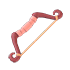 An Adopt Me Curved Bow