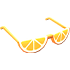 An Adopt Me Orange Glasses