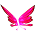 An Adopt Me Pink Butterfly Wings