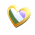 An Adopt Me Gender Queer Pride Pin