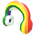 An Adopt Me Pride Headphones