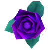 An Adopt Me Purple Rose