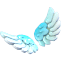An Adopt Me Snow Cloud Wings
