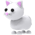 An Adopt Me Snow Cat