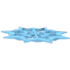 An Adopt Me Snowflake Flying Disc