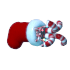 An Adopt Me Candy Cane Grappling Hook