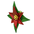 An Adopt Me Poinsettia Leash