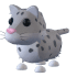 An Adopt Me Snow Leopard