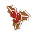 An Adopt Me Gingerbread Holly Flying Disc