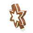 An Adopt Me Gingerbread Star Eye Patch