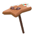 An Adopt Me Gingerbread Star Propeller