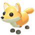 An Adopt Me Red Fox