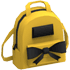 An Adopt Me Yellow Designer Backpack