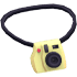 An Adopt Me Yellow Instant Camera