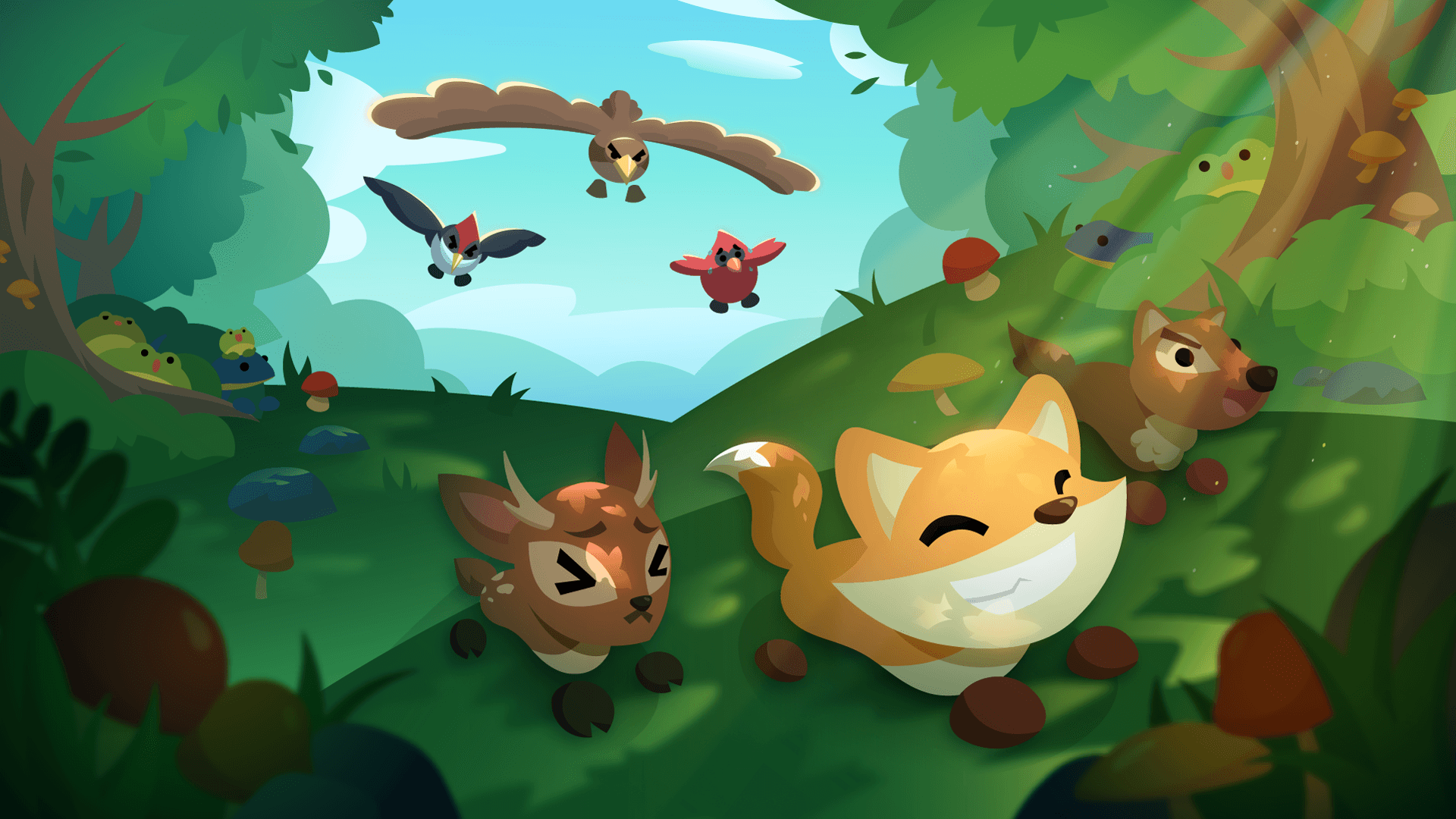 A Woodland Pets Wallpaper wallpaper
