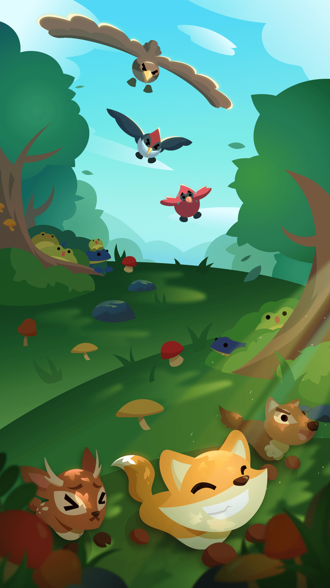 A Woodland Pets Wallpaper wallpaper