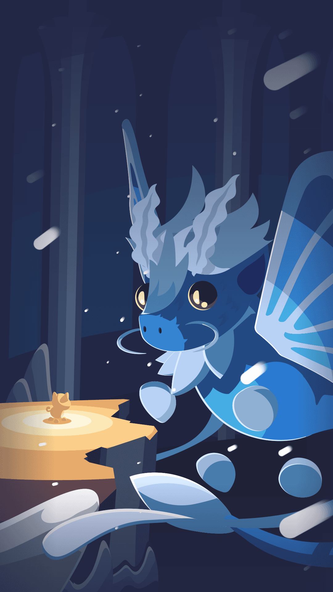 A Ice Moth Dragon Wallpaper wallpaper