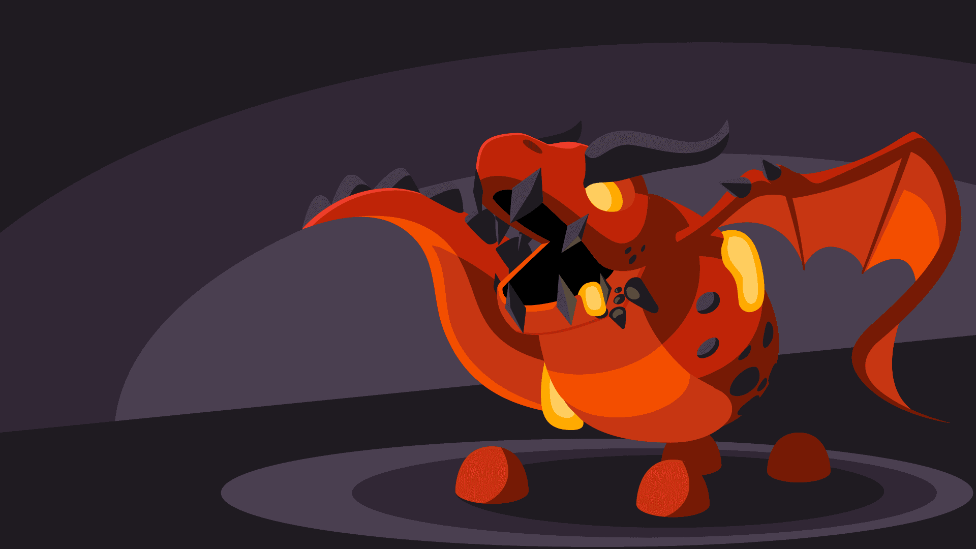 A Lava Dragon Wallpaper wallpaper