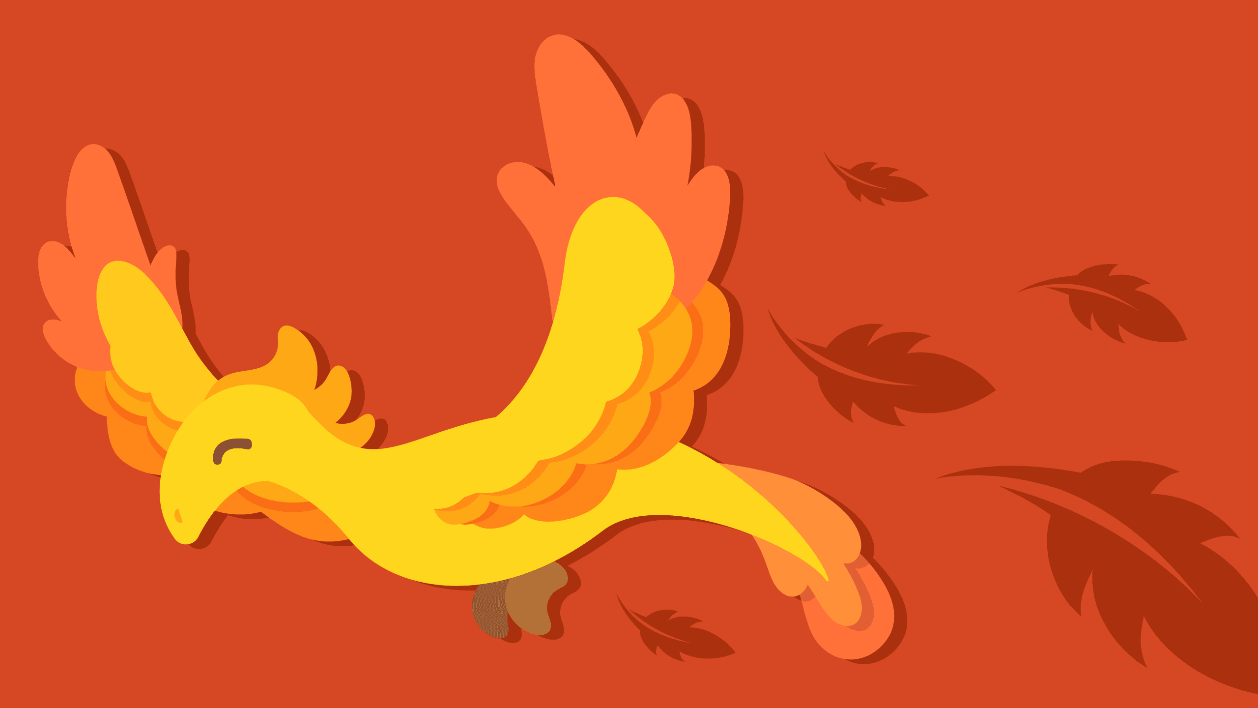 A Red Phoenix Wallpaper wallpaper