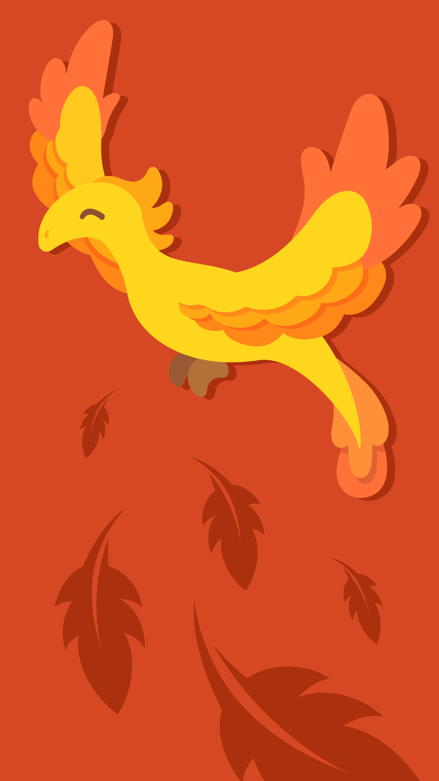 A Red Phoenix Wallpaper wallpaper