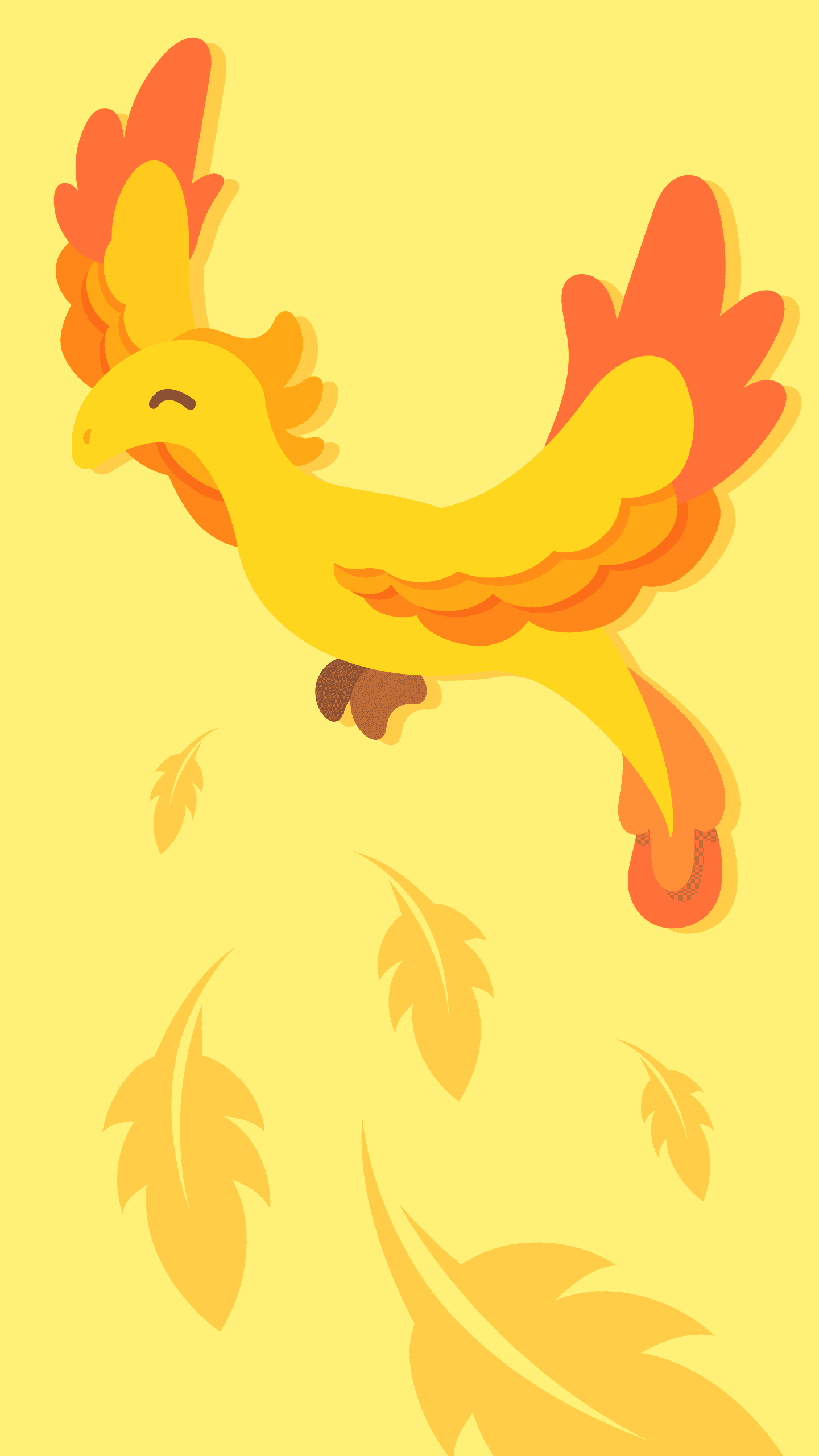 A Yellow Phoenix Wallpaper wallpaper