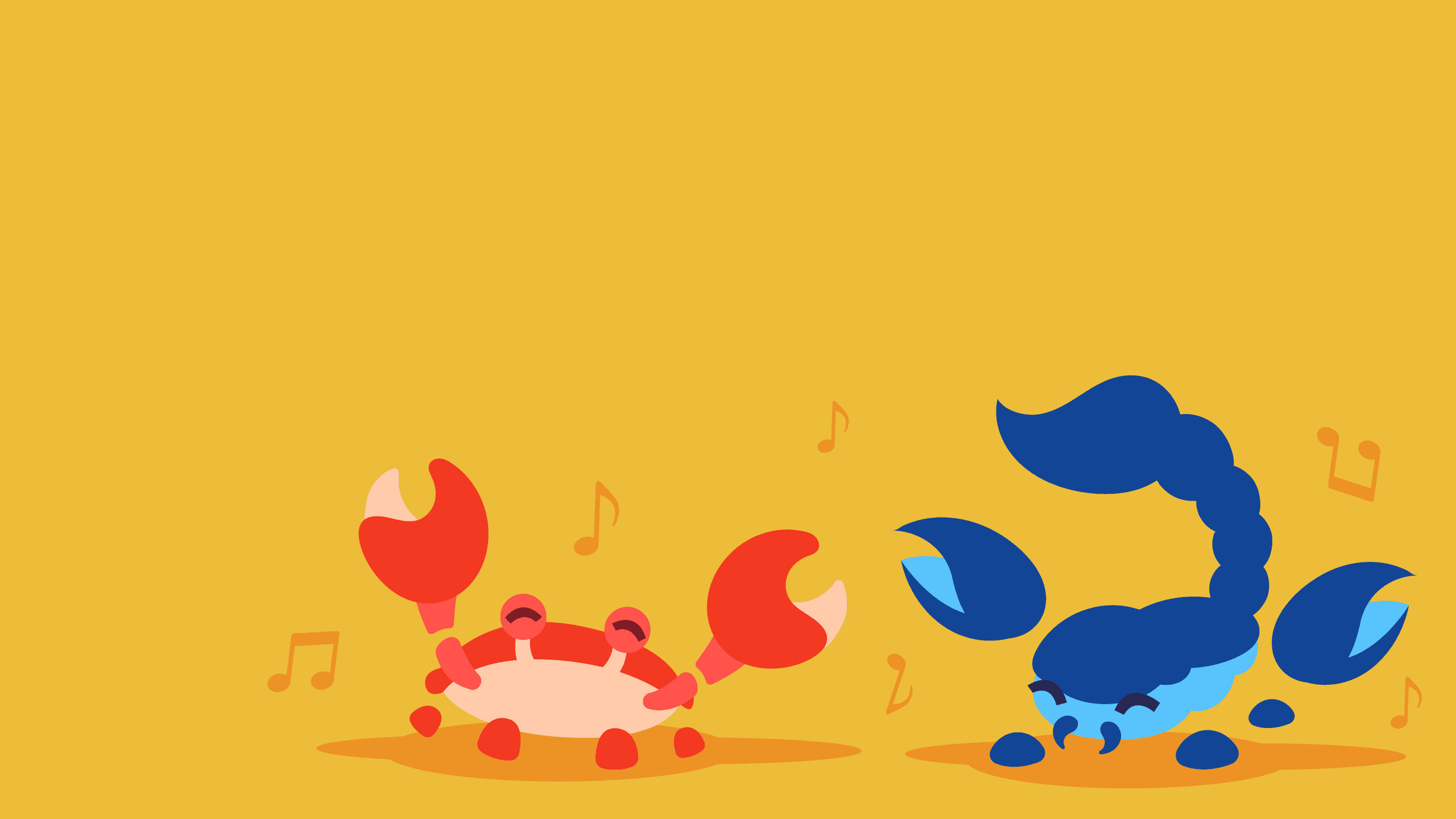 A Scorpion & Crab Wallpaper wallpaper
