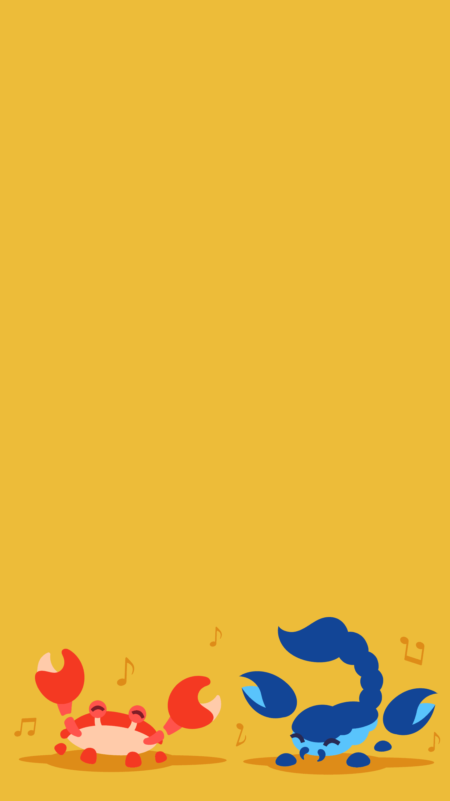 A Scorpion & Crab Wallpaper wallpaper