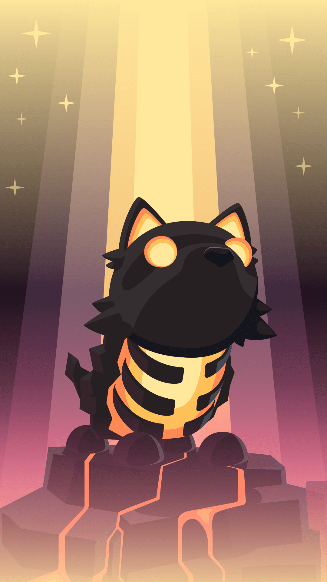 A Lava Wolf Wallpaper wallpaper