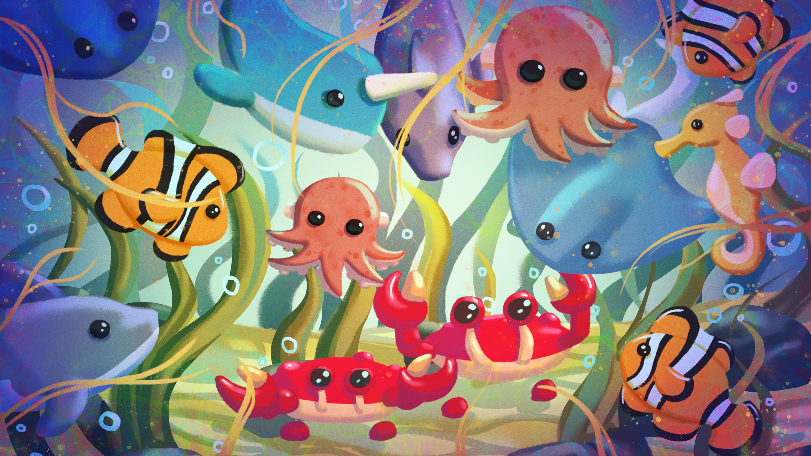 A Ocean Egg Pets Wallpaper wallpaper