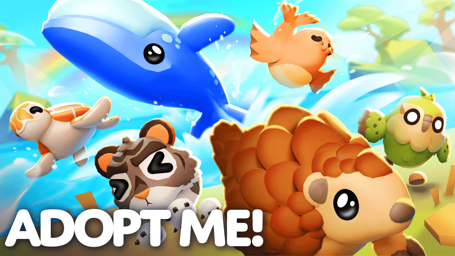 The Endangered Egg pets running towards the screen