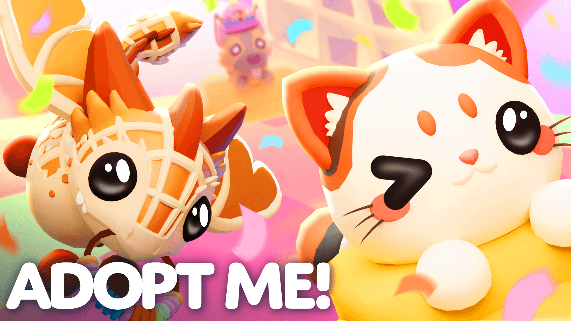 The Waffle Wyrm and the Mochi Meow are racing towards the screen